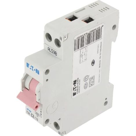 Disjoncteur de protection de ligne 2A EATON PLN6C21N (1/2)