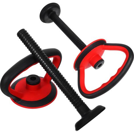 Kit 2 Poignées Réglables pour Kettlebell Écrou et Base Accessoire Musculation Mains (1/5)