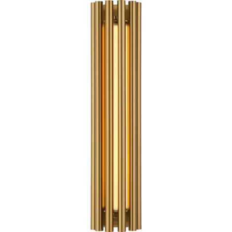 Applique Contemporanea Sonata Led Alluminio Ottone Diffusore Vetro Oro (1/5)