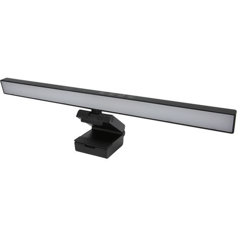 Berührungsempfindliche LED-Computerbildschirmlampe mit einstellbarer Helligkeit und Umgebungsfarben, ideal für Büro und Zuhause. (1/5)