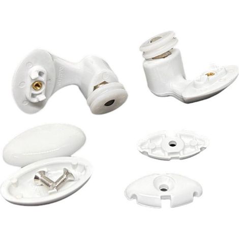 Ricambio kit cuscinetti con supporto bianchi per box doccia Novellini R07STR1-30 (1/2)