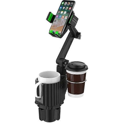 Porte-gobelet de voiture écologique, porte-bouteille d'eau et porte-téléphone (1/4)