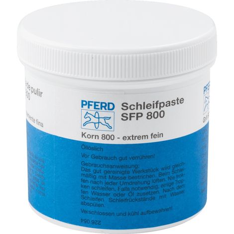 PFERD TOOLS Schleifpaste SFP 250g Körnung SIC 800 250g zum Fein-und Einschleifen von Ventilen und Lagern