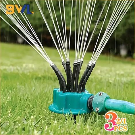 (Vert - Lot de 10) Arroseur automatique multi-usages à 360° pour jardin, pelouse, toiture, outils de jardinage (1/4)