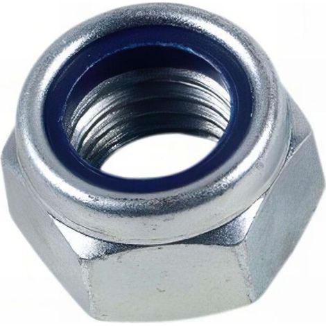 Ecrou frein indesserrable bague nylon M8 mm INOX A4 - Boite de 200 pcs - EIND08A4