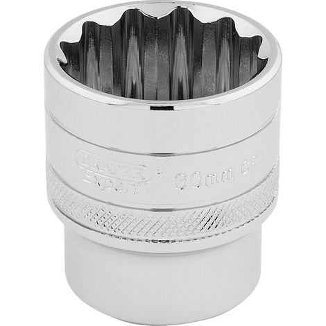 Draper 1/2 Square Drive Hi-Torq&174 12 Point Socket (30mm) (33586)