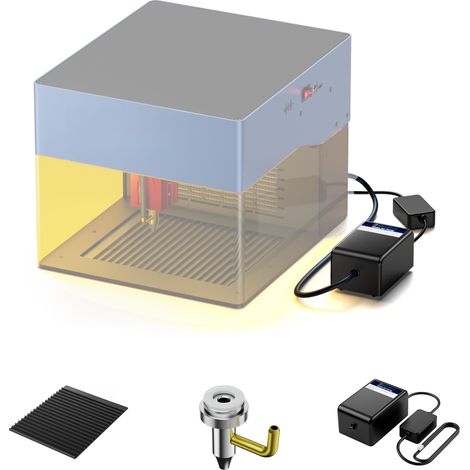 Irovami Table de travail alvéolée pour graveur iCube, protection de bureau, découpe, pompe à air 15 L/min, faible niveau sonore et faibles vibrations (1/5)
