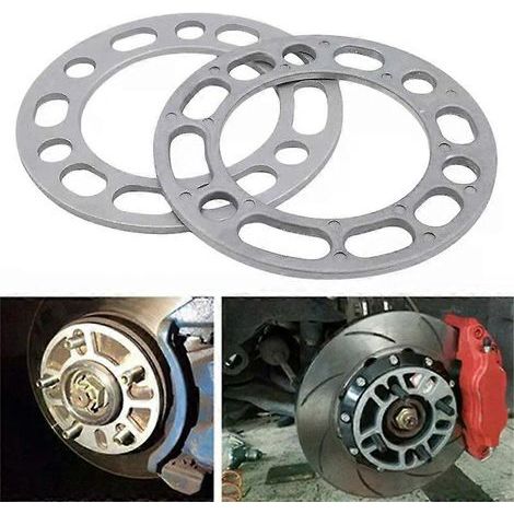 Universelle Distanzscheiben (2 Stück) – Adapterscheiben mit 3 mm, 5 mm, 8 mm und 10 mm – Kompatibel mit Lochkreisen 4x100, 4x1143, 5x100, 5x108, 5x1143 und 5x120 – JXLGV (1/4)