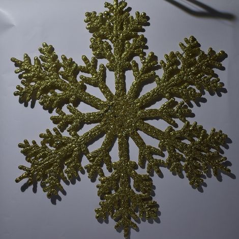 Stella in ORO Decorazioni natalizie addobbi palline per albero di natale grandi (1/5)