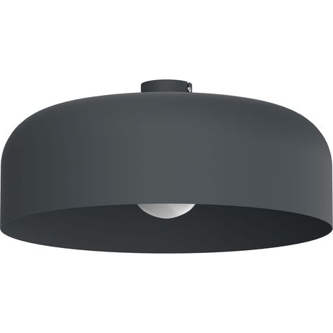 LUMICOM TUZZI Plafoniera, 1xE27, max 42W, metallo, antracite, D.50cm