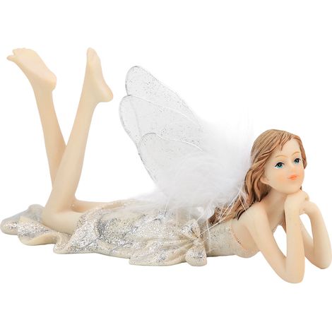 Sculpture Fée Fleur Ange Miniature Figurine Résine Décoration Cadeau Anniversaire Mariage (1/5)