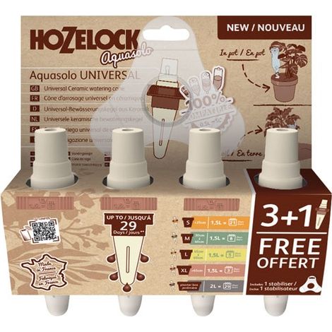 Hozelock Cono de riego de cerámica rojo 11,5 cm