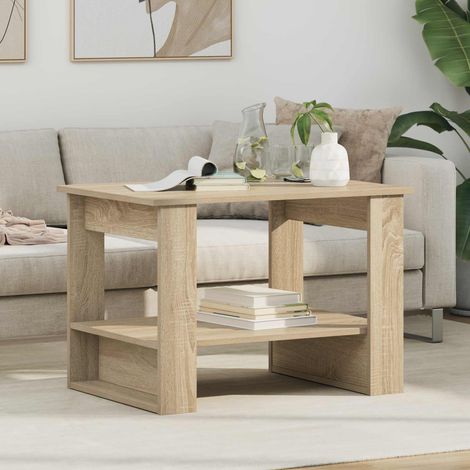 Couchtisch Sonoma-Eiche 72 x 50 x 50 cm Holzwerkstoff