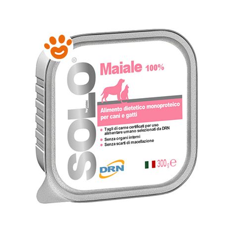 DRN Cane e Gatto Alimento Monoproteico in Vaschetta 300gr Maiale
