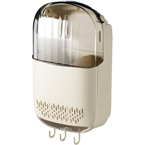 Porte-ustensiles mural, support de rangement de cuisine, sans perçage avec installation facile, cuillère, fourchette avec design compact, organiseur de couverts de 35 cm, étagère à couverts pour (1/5)