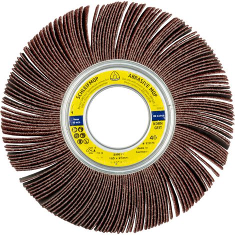 SM 611 Roues à lamelles LS 309 X Klingspor 140 x 50 x 21 mm Grain 60 3 pièces (1/2)