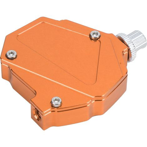Universeller Kupplungsschoner aus Aluminiumlegierung für Motorräder und Quads, orangefarbenes Umbauset, leistungsstark und langlebig. (1/5)