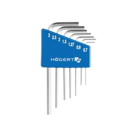 Llaves y dados Hogert Technik ht1w800 acero cromo-vanadio 7 pcs
