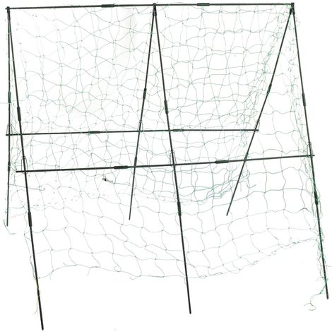 Ensemble de Treillis pour Plantes Escaladantes Démontable 1.8x2.7m Support de Croissance Idéal pour Jardin et Légumes-KZQ (1/5)