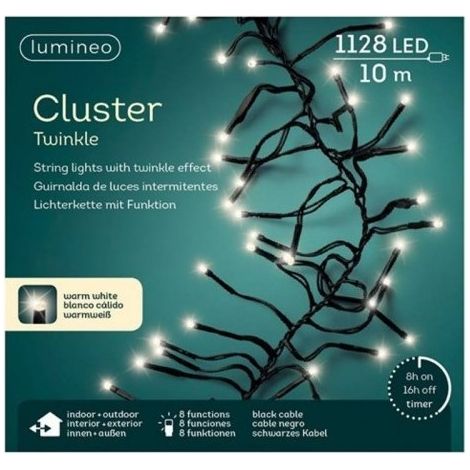 1128 Luci a Led Grappolo 8 Funzioni Luce Calda (1/2)