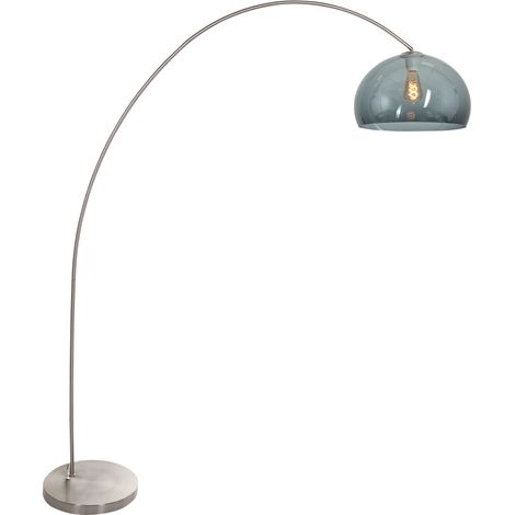 Mexlite - lampada da terra - Solva - acciaio - plastica metallo -
