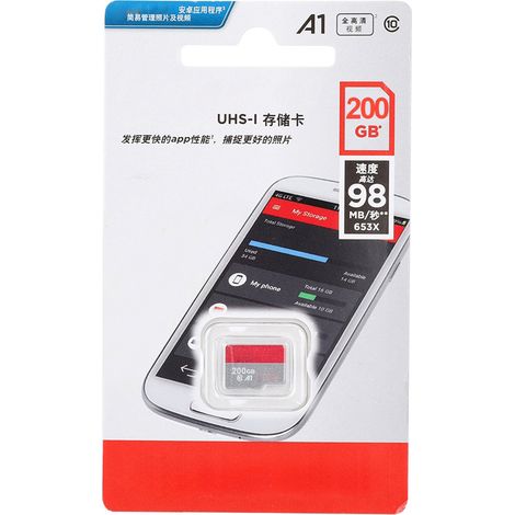Carte mémoire microSD TF SanDisk C10 A1 Extreme haute vitesse : vitesse de lecture 100 Mo/s (1/5)