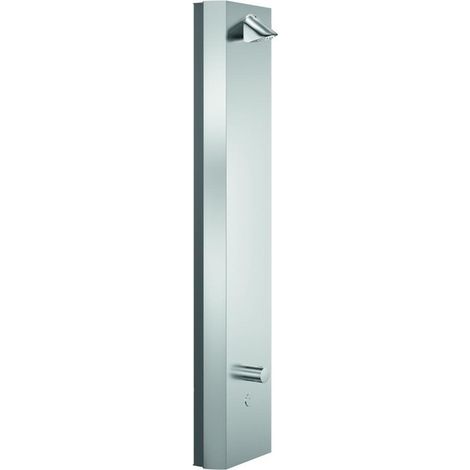 Columna de ducha LINUS Inox DP-C-T agua mezclada, termostato acero inoxidable cepillado SCHELL