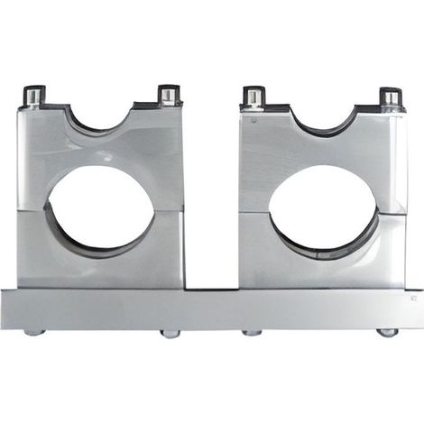 SUPPORT 2 LNB UNIVERSEL EN ALU 23/40 MM fixation tête antenne satellite parabole