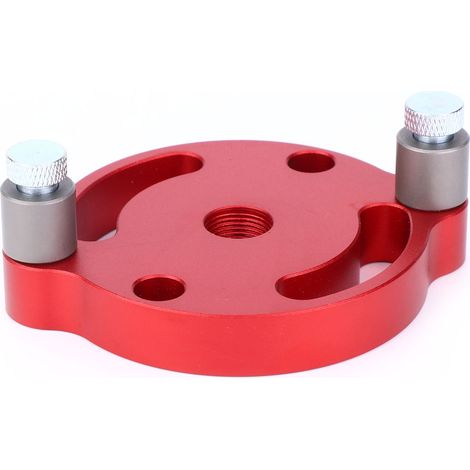 Outil de travail du bois X600-1 - Rouge, poinçon central en alliage d'aluminium pour le travail du bois. (1/5)