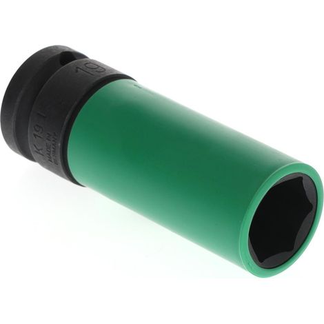 K 19 LS 19 Bussola per avvitatore 1/2" con manicotto protettivo, 19 mm (1/4)