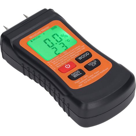 Détecteur d'humidité LCD professionnel pour bois - Testeur industriel avec double protection et affichage numérique (1/5)