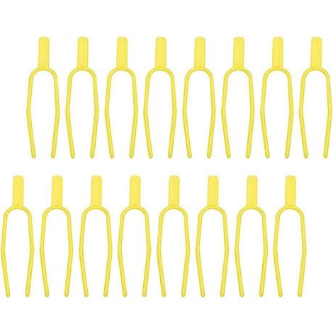 Clips de fixation pour plantes, supports et ancrages pour plantes, bâches de jardinage en plastique, 1 x 67 cm, 150 pièces (1/5)