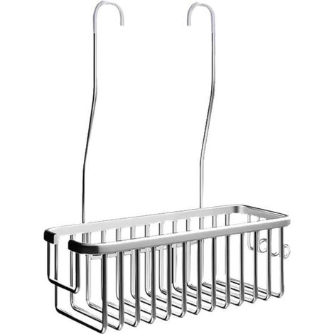 Portasapone da doccia da appendere al miscelatore della doccia, porta shampoo in acciaio inox, non necessita di foratura, 30 x 12 x 9,6 cm (1/4)