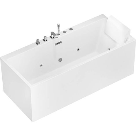 Home Deluxe Bañera con función de hidromasaje AMBER - 170 x 58 x 80 cm