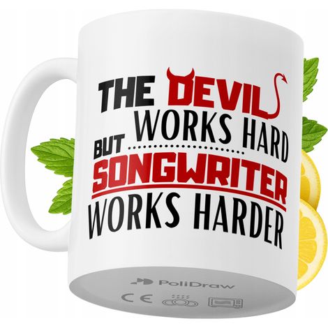 Lustige Kaffeetasse für Songwriter mit witzigem Textdesign – ideal für Geburtstage, Namenstage, Feiertage und besondere Anlässe. Hochwertige Tasse für Zuhause, Büro und Arbeit. Farbe: Weiß, 330 ml.