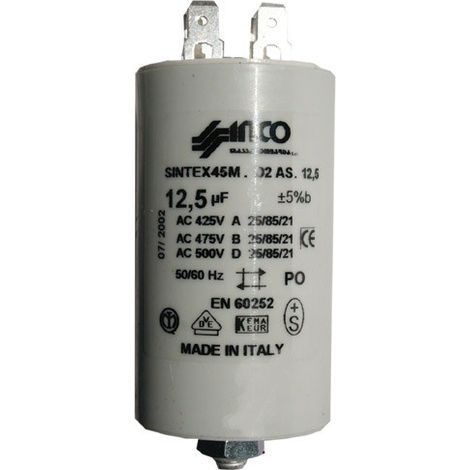 Whirlpool – Condensateur fixation écrou central pour lave-linge – Largeur 4,1 cm – Profondeur 8,4 cm – Référence 481912118282 (1/2)