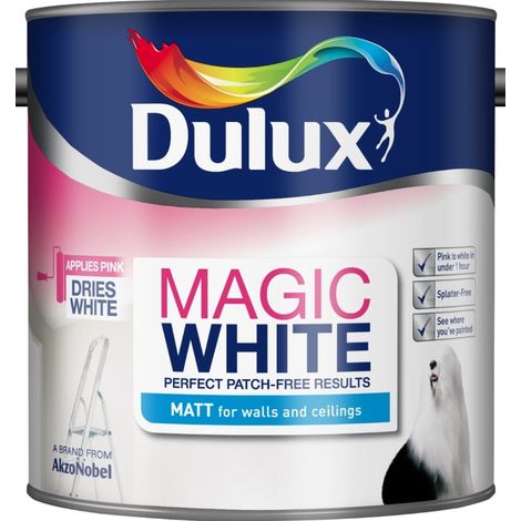 Dulux Magic White Matt - Pure Brilliant White - 5L
