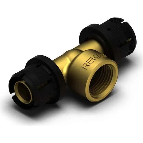REHAU T-Stück FASTLOC EX+ 16 - Rp 1/2 - 16, 13706761001