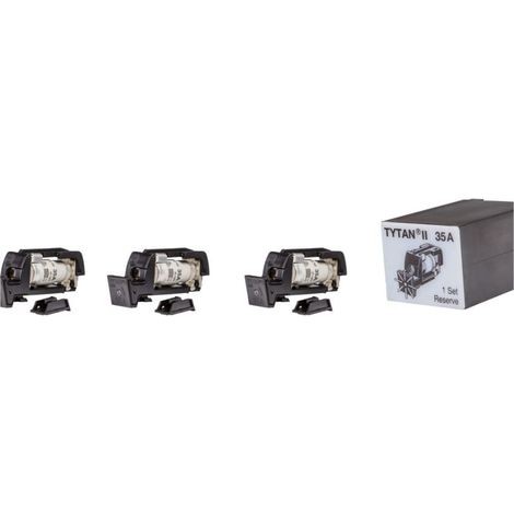 Enchufe fusible D02/gG/35A/400V Z-SLS/B-35A con indicador 268991 (3 unidades).