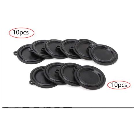 QORVA-Lot de 20 membranes de pression durables 45 mm/50 mm pour chauffe-eau à gaz, raccords d'eau, pièces de chauffe-eau, noir