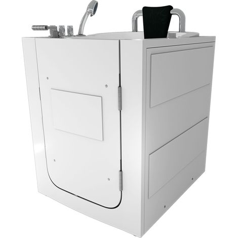 Senioren Wanne Sitzbadewanne Sitzwanne Whirlpool mit Tür Pool S10-TH-WP (1/5)