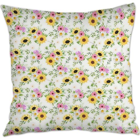 Housse de coussin 45x45 cm en polyester résistant aux tachespour anniversaire (1/5)