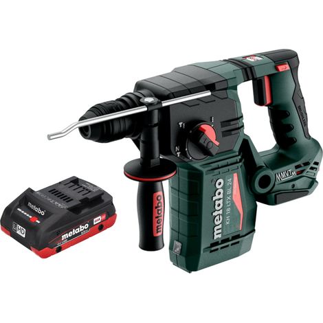 Martillo perforador a batería Metabo KH 18 LTX BL 24 18 V 2,2 J SDS Plus Brushless + 1 batería LiHD 4,0 Ah - sin cargador (1/5)