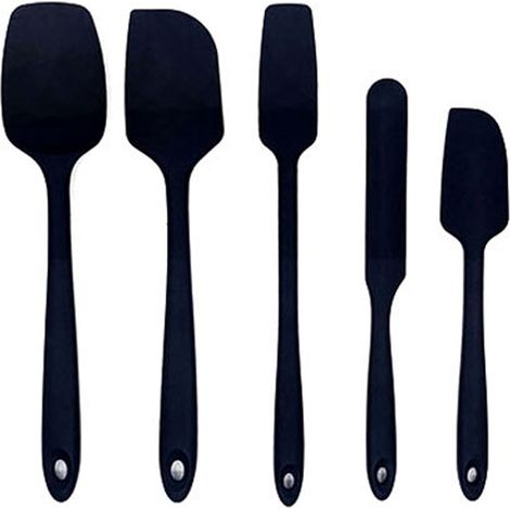 Ustensiles De Cuisine En Silicone - Ensemble De 5 Mini Ustensiles - Pour Cuisines Compactes Et Voyage - 5 Pièces (1/5)