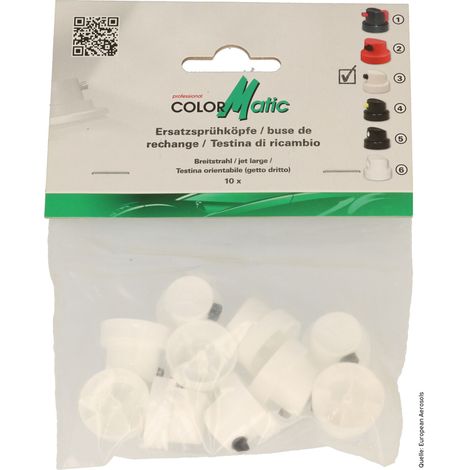 ColorMatic SK-Set 44848 weiß/sch. 10St 379444