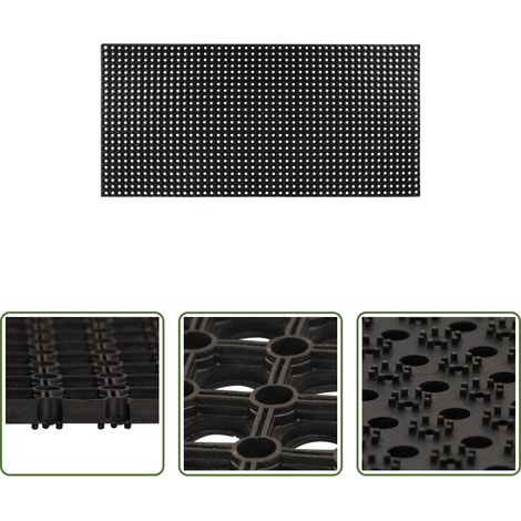 vidaXL Tapis intérieur - Tapis caoutchouc 22 mm 100 x 200 cm (1/5)