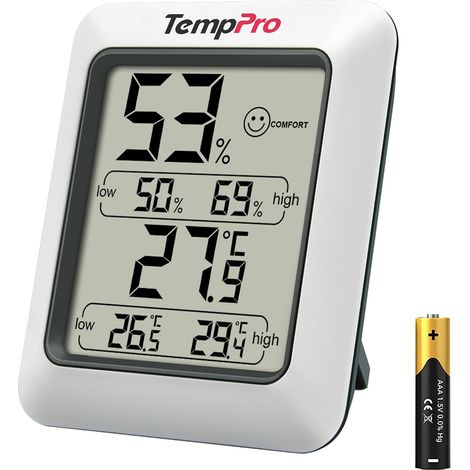 TP50 Thermo-hygromètre numérique, Thermomètre d'intérieur (1/5)