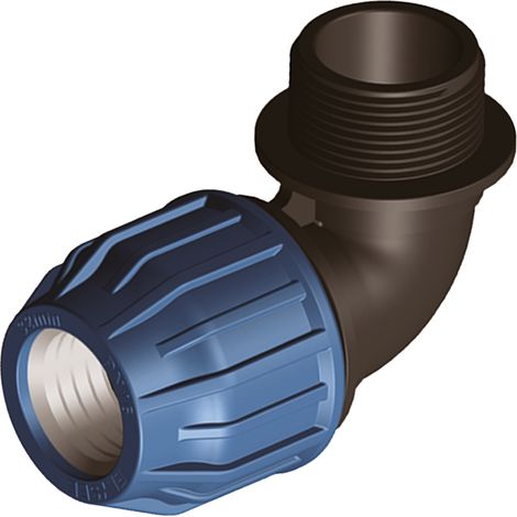 Gomito in PP 50x2" per tubi dell'acqua in PE PN16