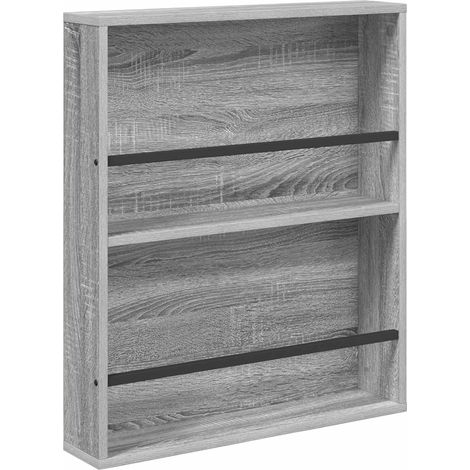 Magazinregal Graues Sonoma 60 x 12 x 70 cm Holzwerkstoff vidaXL
