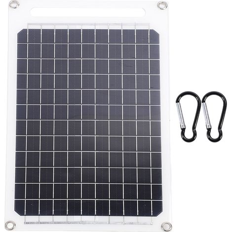 Ortviai Panneau Solaire Portable 10 W, Silicium Monocristallin, IP65, USB-C, pour Camping, VR, Serre (1/5)